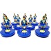 Subbuteo Andrew Table Soccer Asteras Tripolis 1821-2021 Centenary kit on Classic Hasbro bases